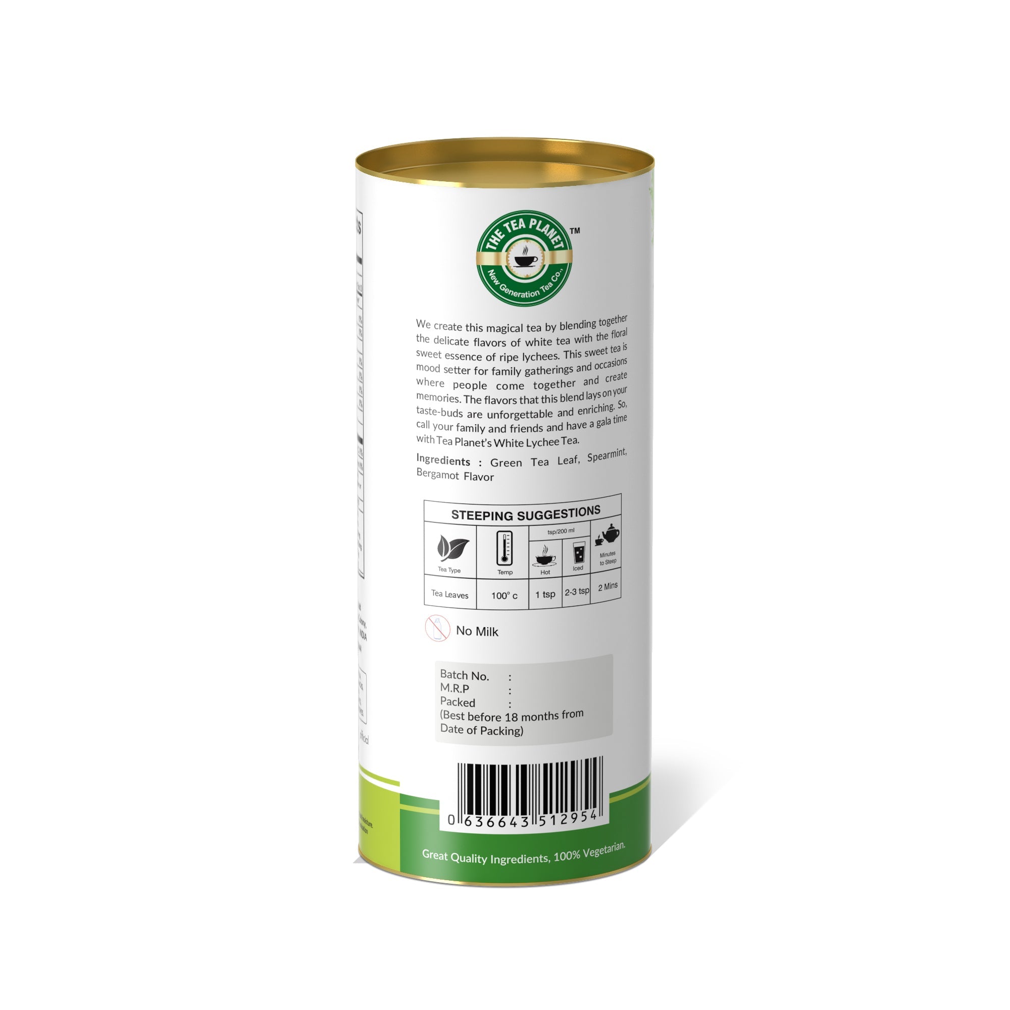 Spearmint, Bergamot Orthodox Tea - 50 gms