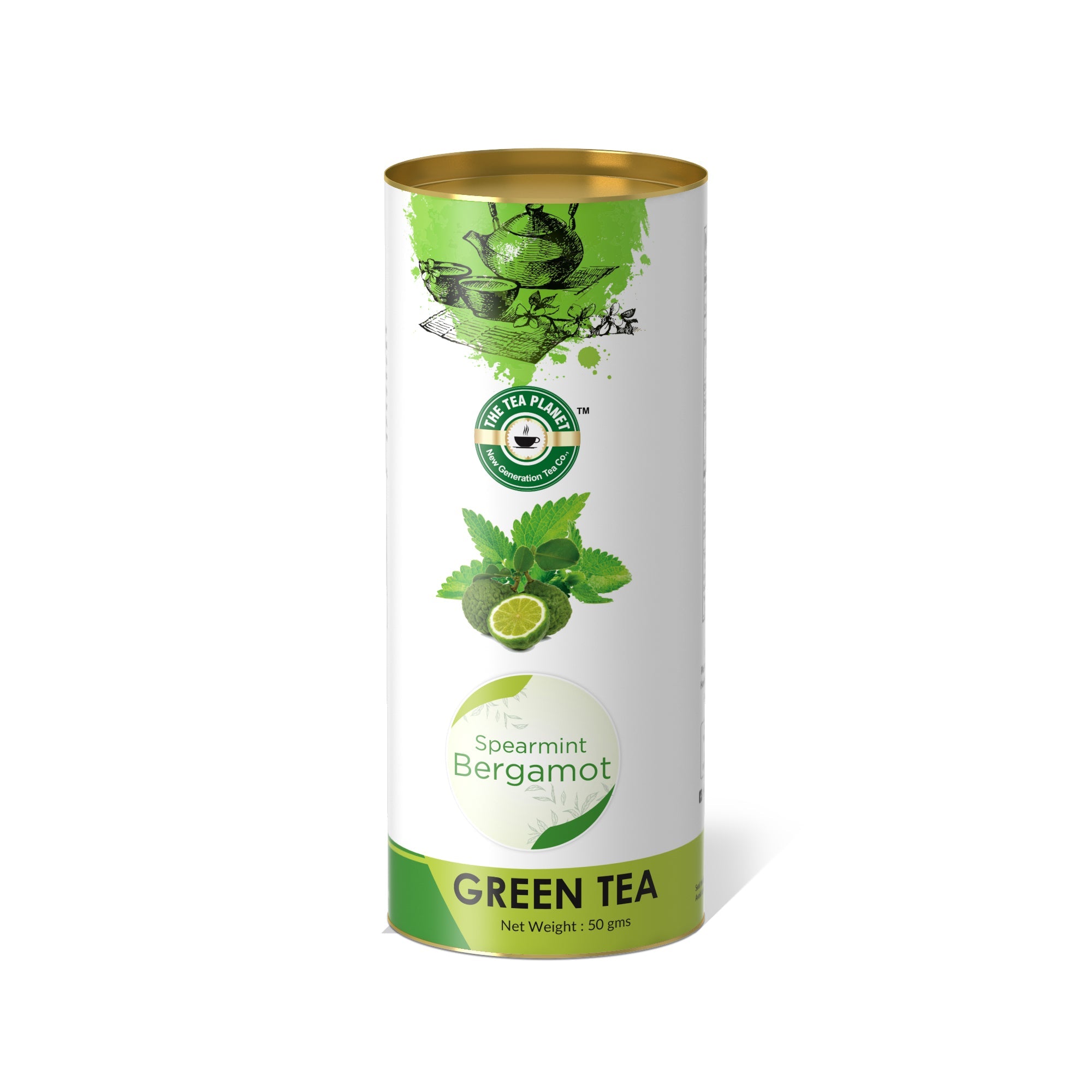 Spearmint, Bergamot Orthodox Tea - 50 gms