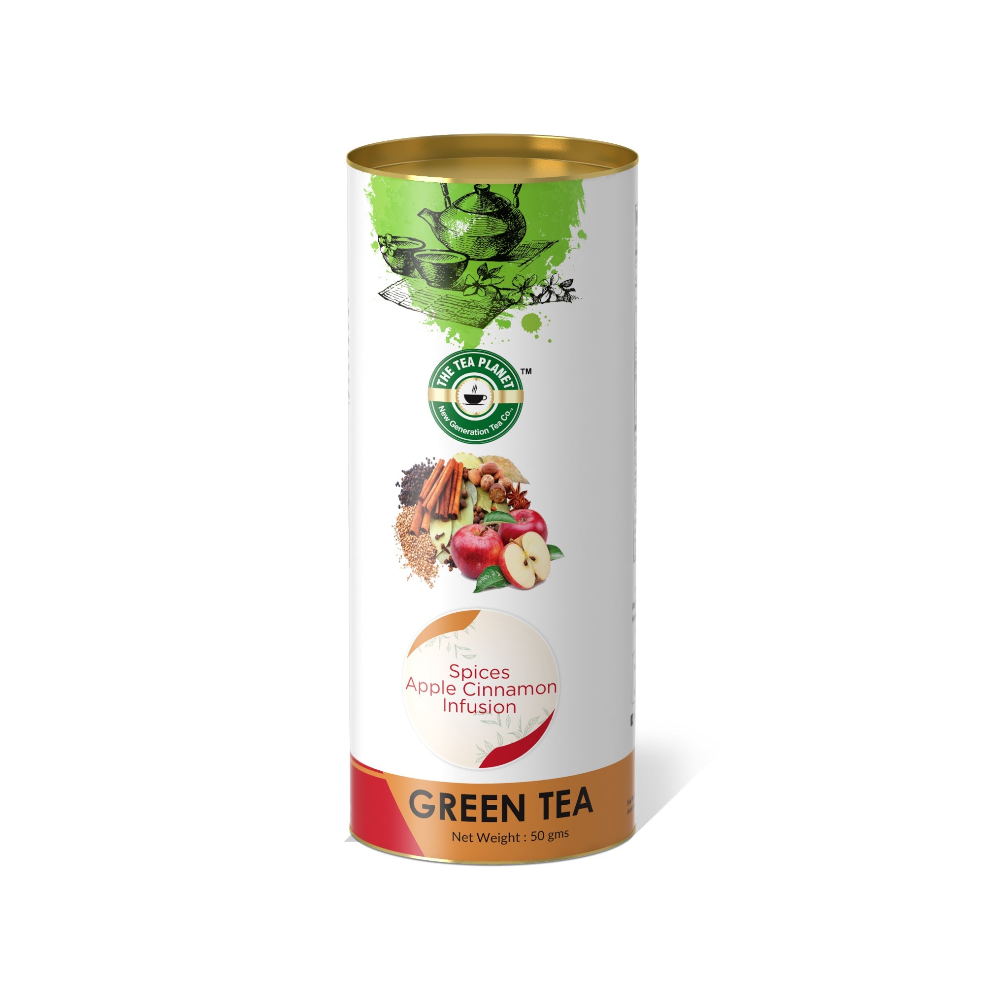 Spices, Apple Cinnamon Infusion Orthodox Tea - 50 gms