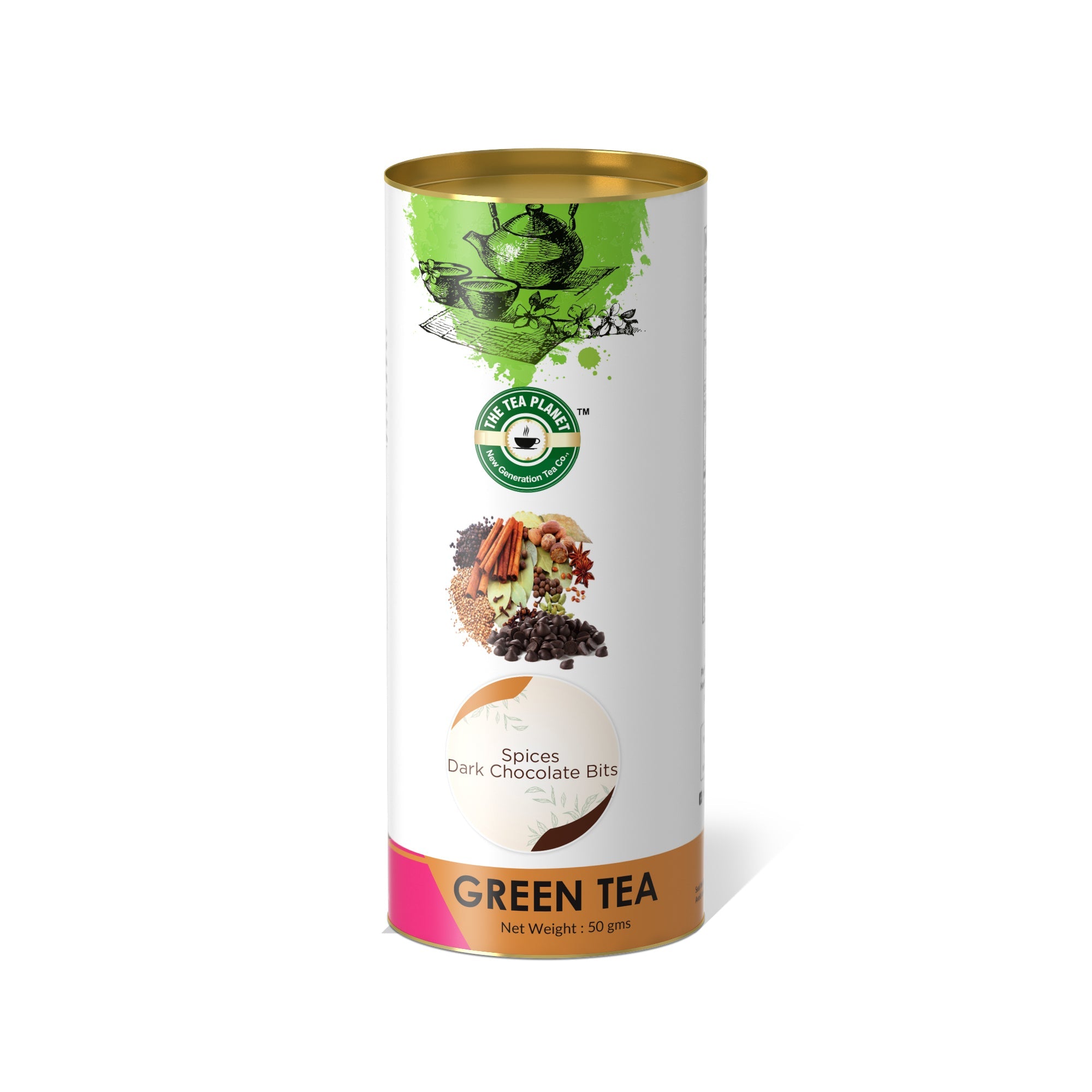 Spices, Dark Chocolate bits Orthodox Tea - 50 gms