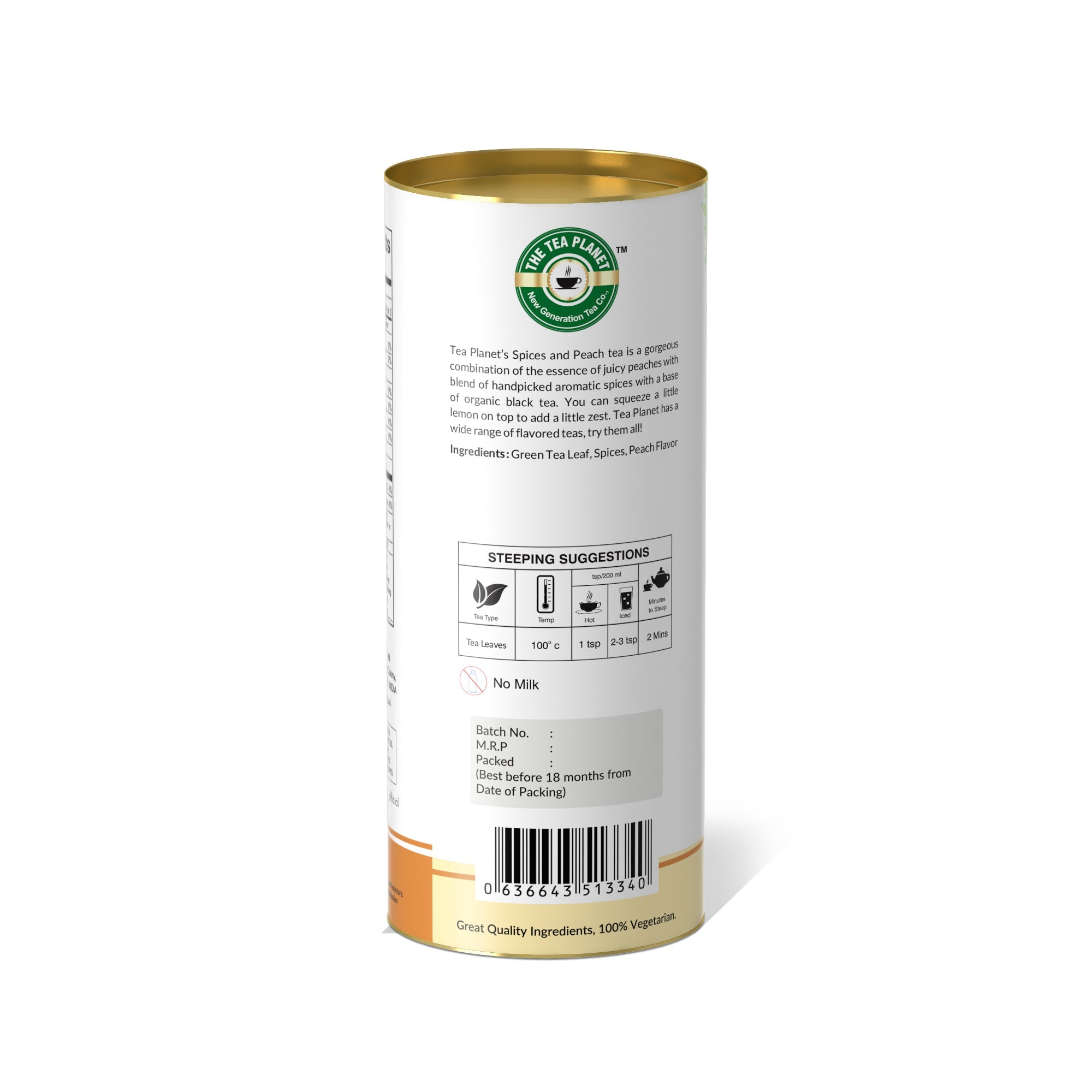 Spices, Peach Flavor - 50 gms