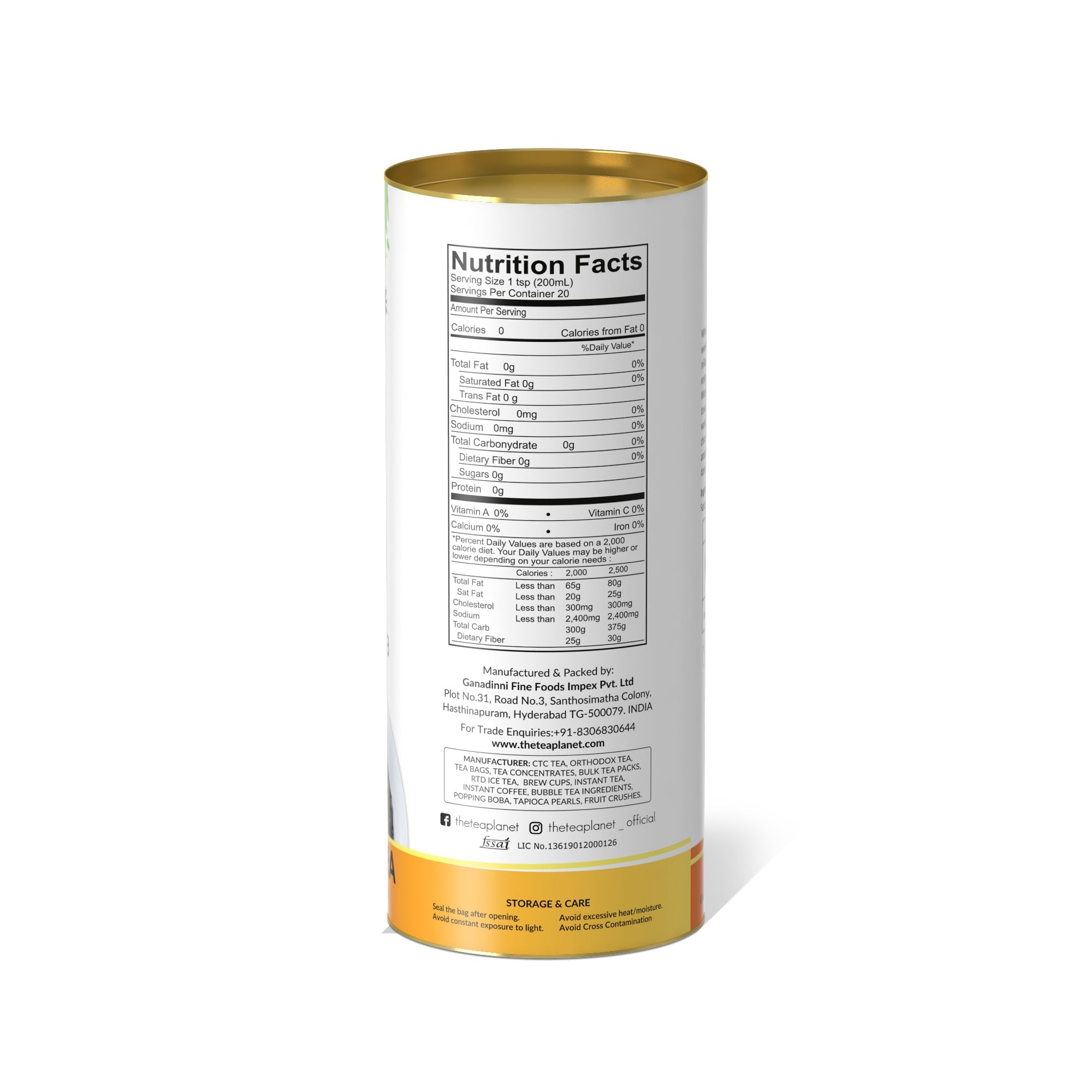 Thirsty Vanilla Orthodox Tea - 50 gms