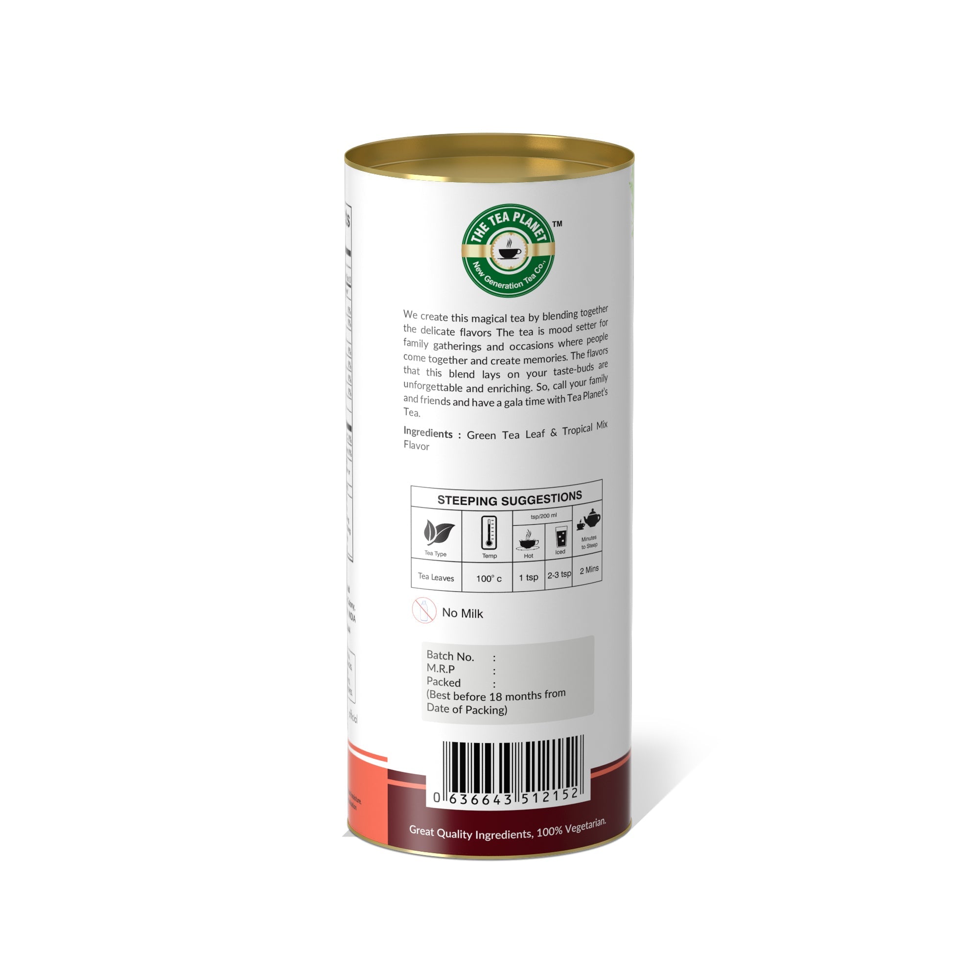 Tropical Mix Orthodox Tea - 50 gms
