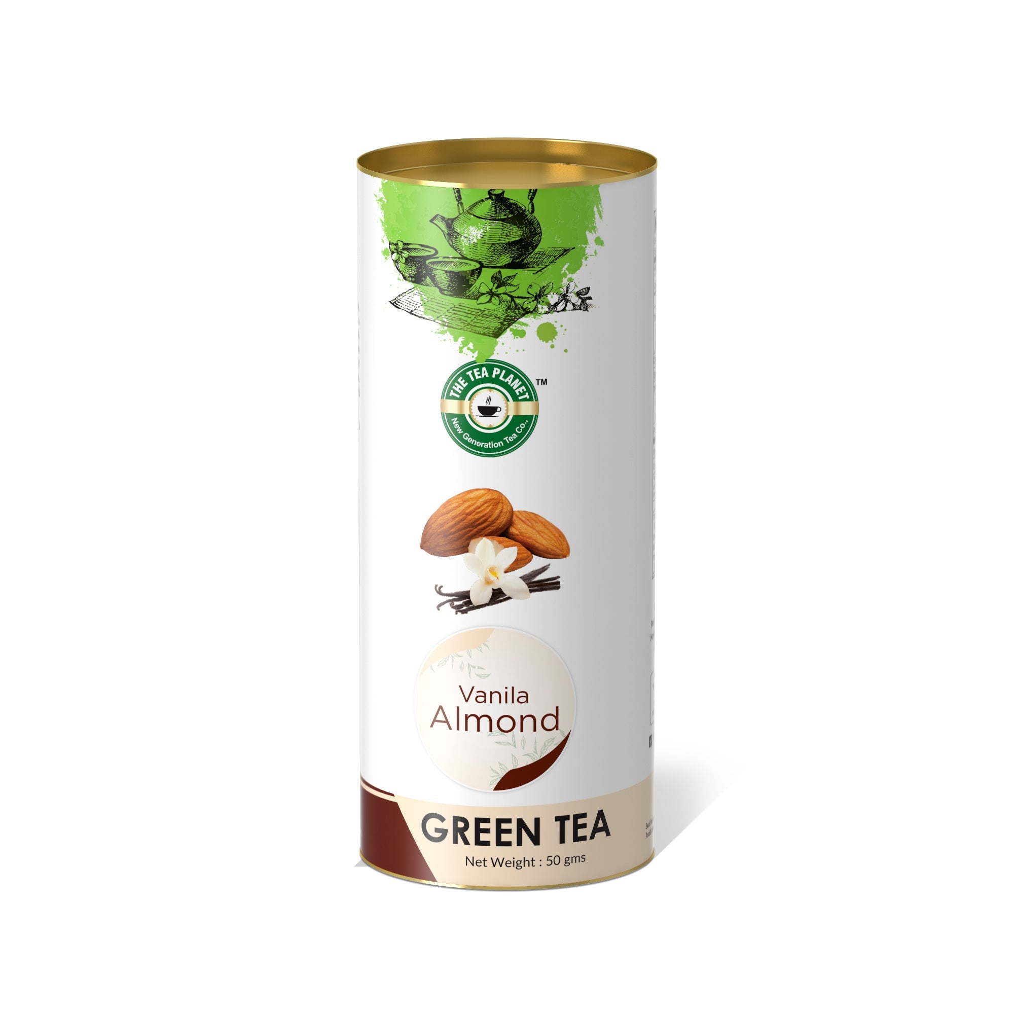 Vanilla, Almond Orthodox Tea - 50 gms