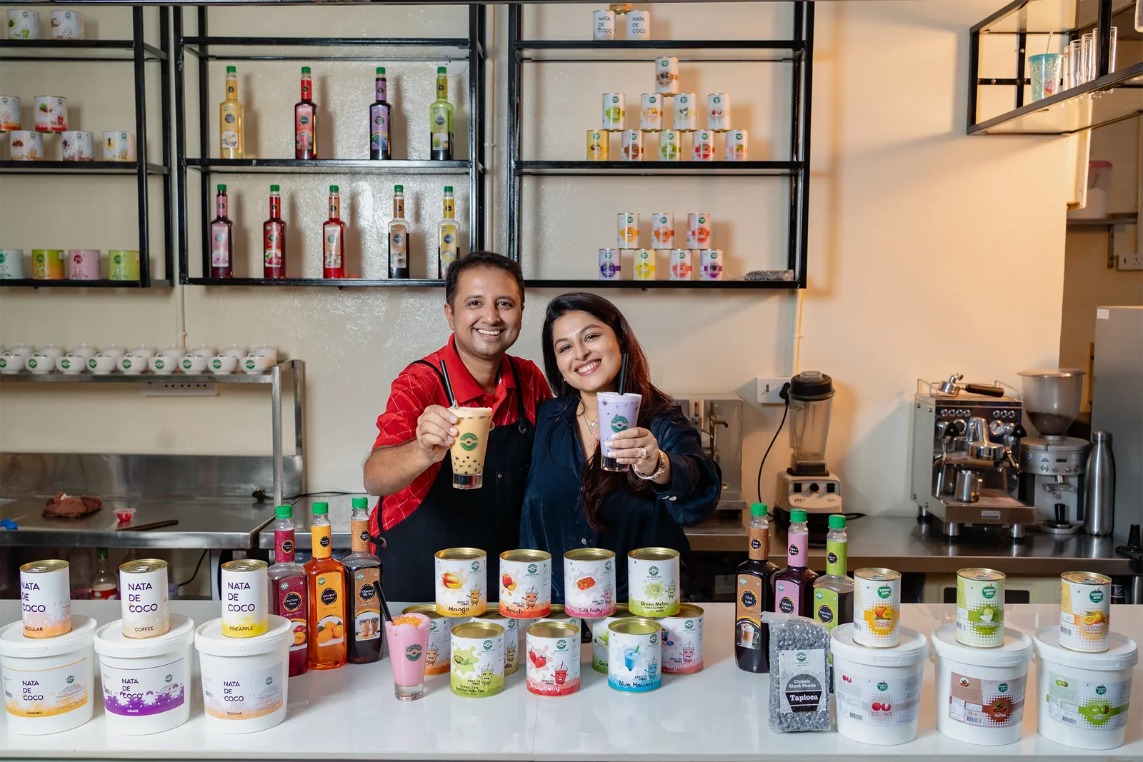 Srinivas and Madhuri Ganadinni — founders of The Tea Planet