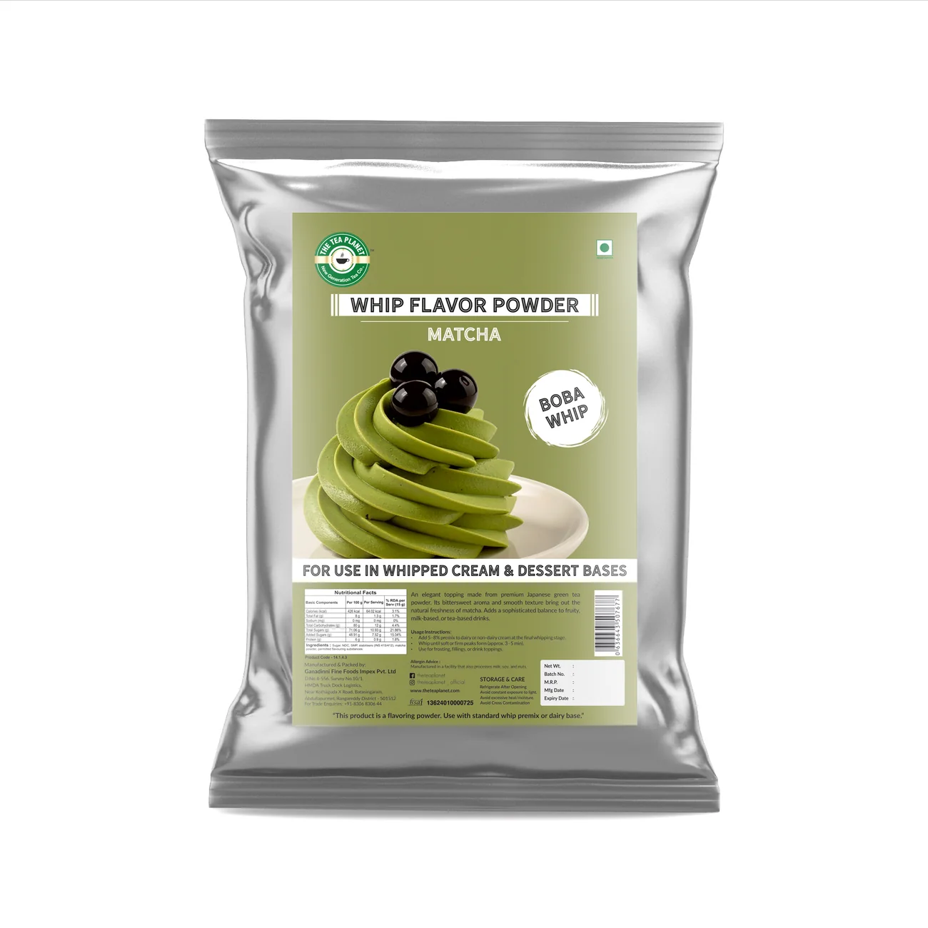 Matcha Whip Flavor Powder 1 KG