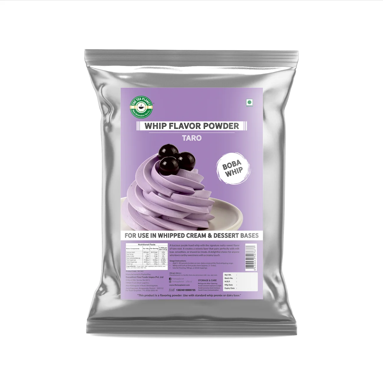 Taro Whip Flavor Powder 1 KG