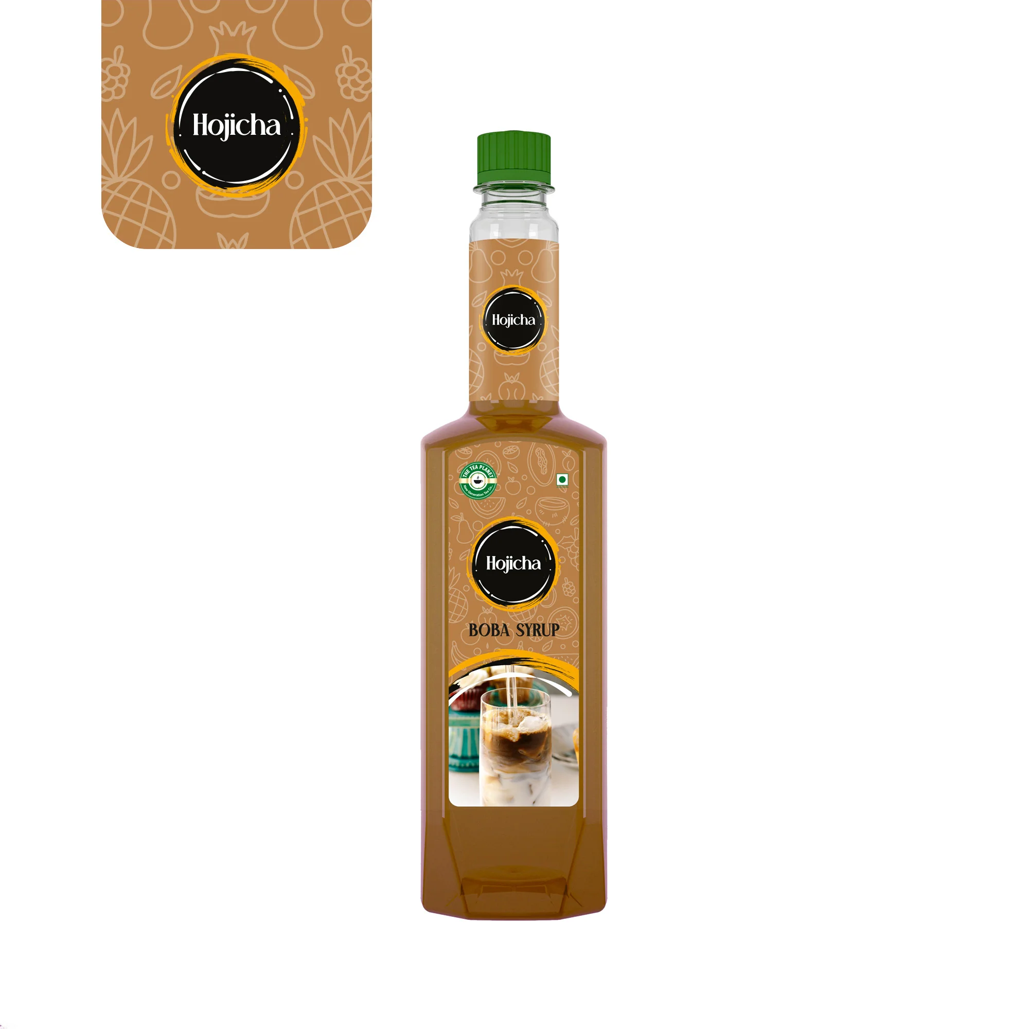Cold coffee with flavour syrup