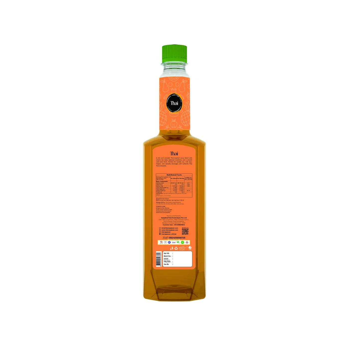 Thai Boba Syrup 700 ML
