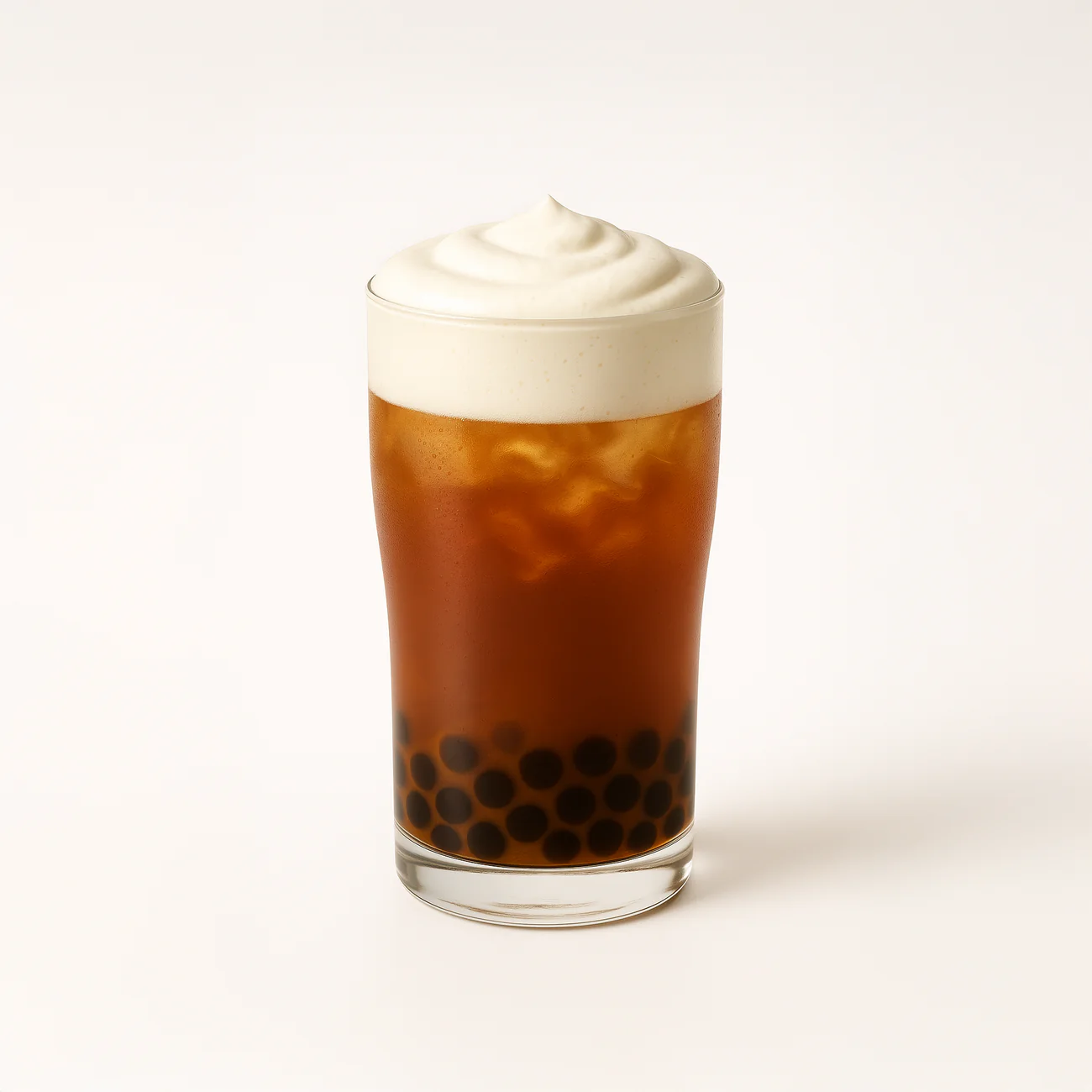 Cheese foam milk tea