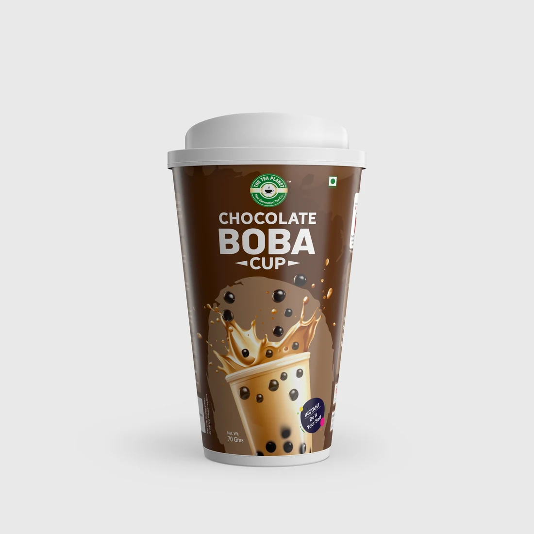 Chocolate DIY Boba Cup