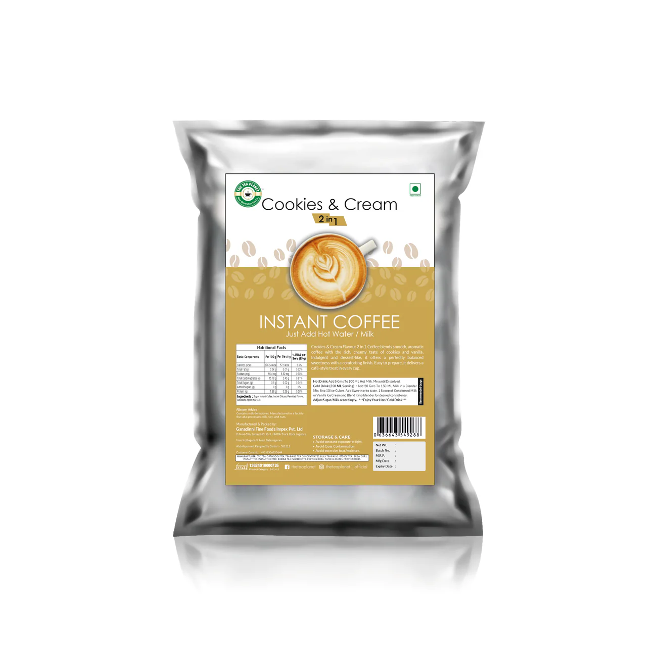 Cookies & Cream Instant Coffee (2 in 1)