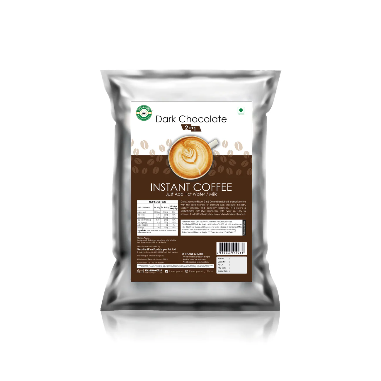 Dark Chocolate Instant Coffee (2 in 1)