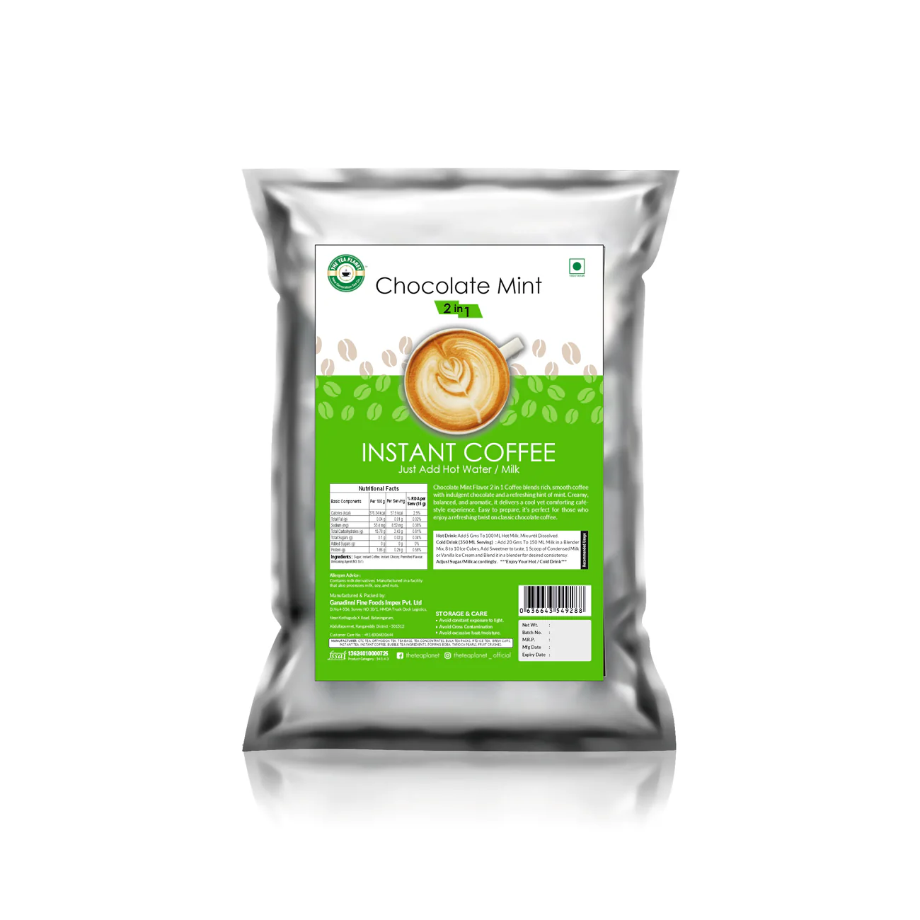 Mint Chocolate Instant Coffee (2 in 1)