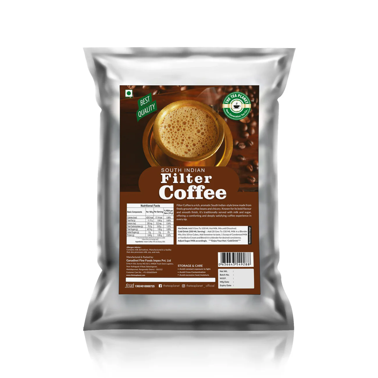 South Indian Filter Coffee