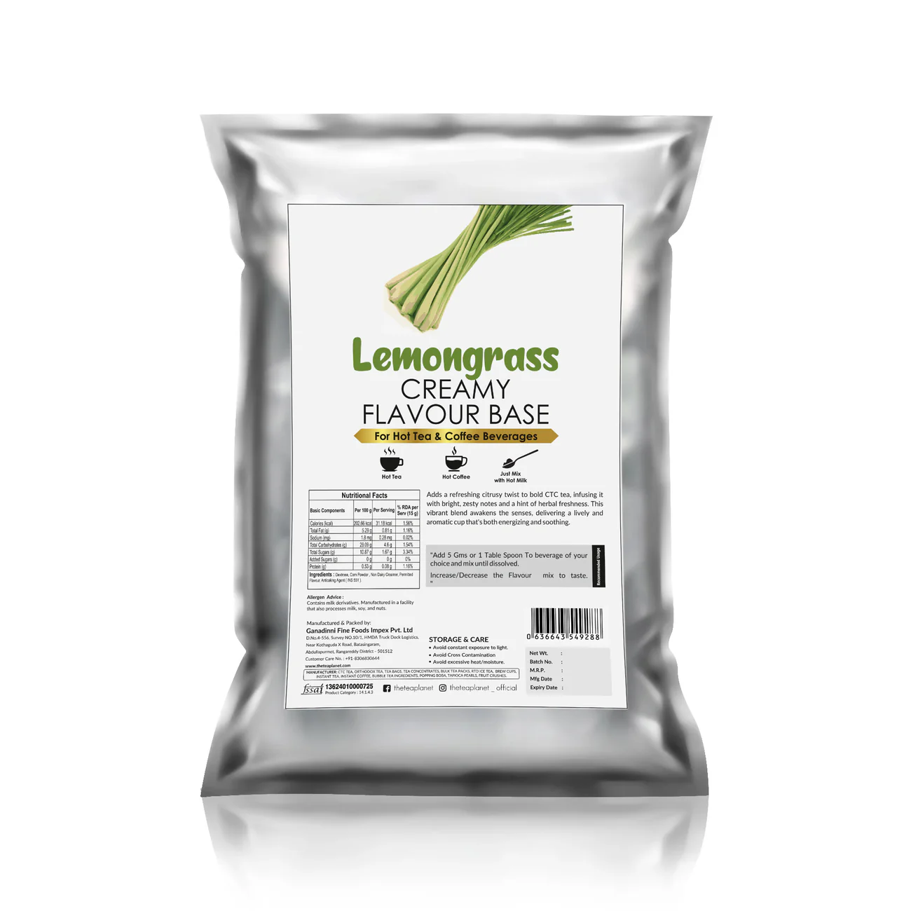 Lemongrass Flavor Burst Mix 1 KG