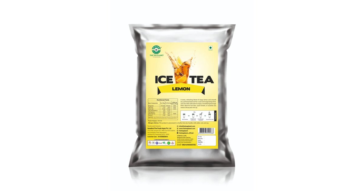 Lemon Iced Tea Mix 1 KG — Wholesale India | The Tea Planet