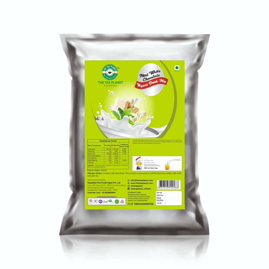 Mint White Chocolate Lassi Mix 1 KG