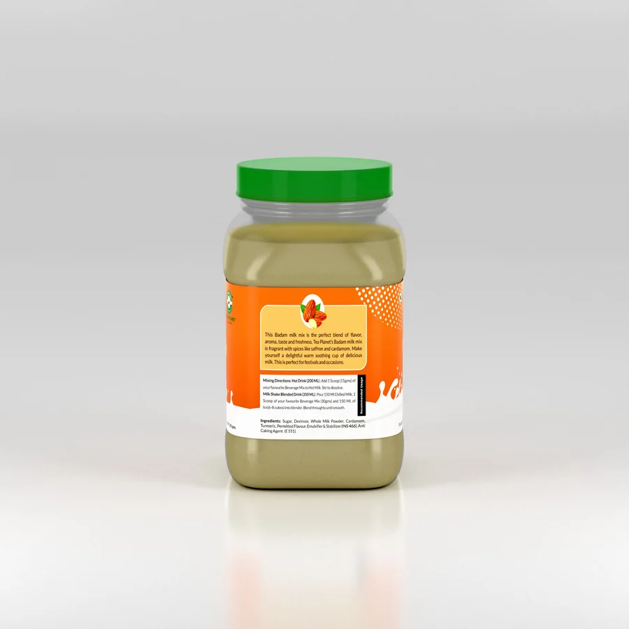 Badam Milk Mix side