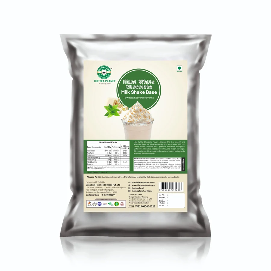 Mint White Chocolate Milkshake Mix 1 KG