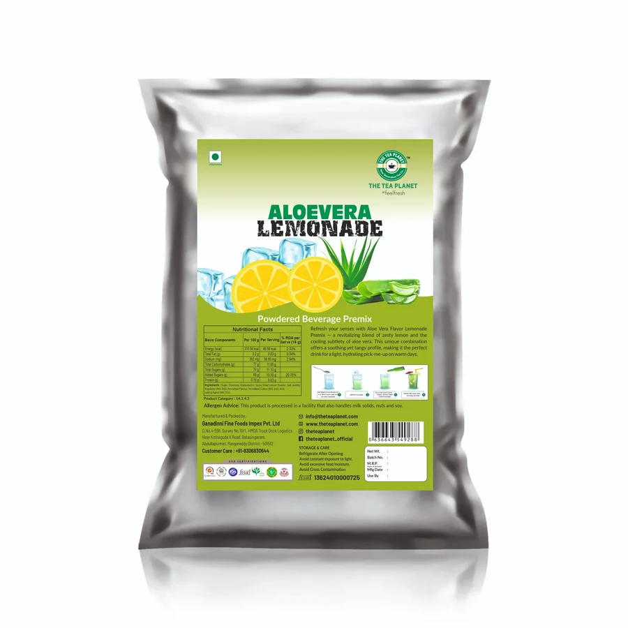 Aloe Vera Lemonade Mix 1 KG pack &mdash; front of pack