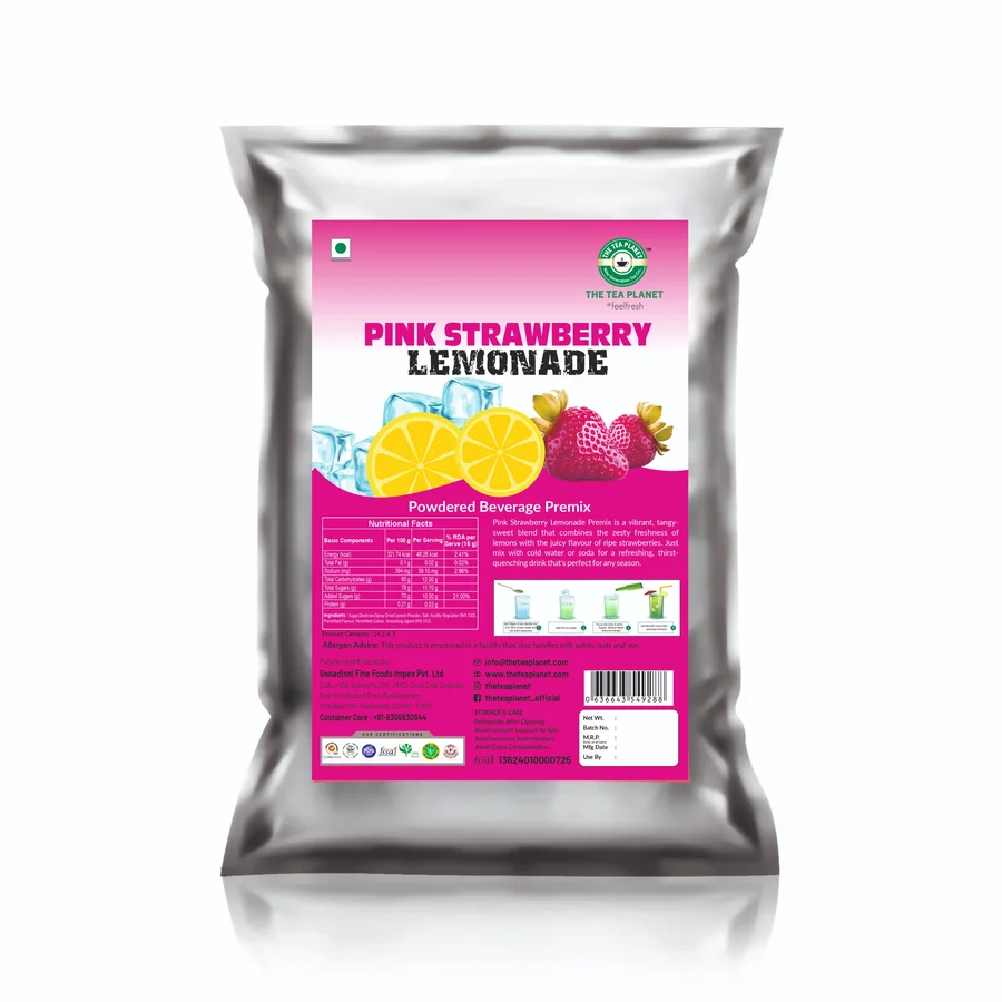 Pink Strawberry Lemonade Mix 1 KG