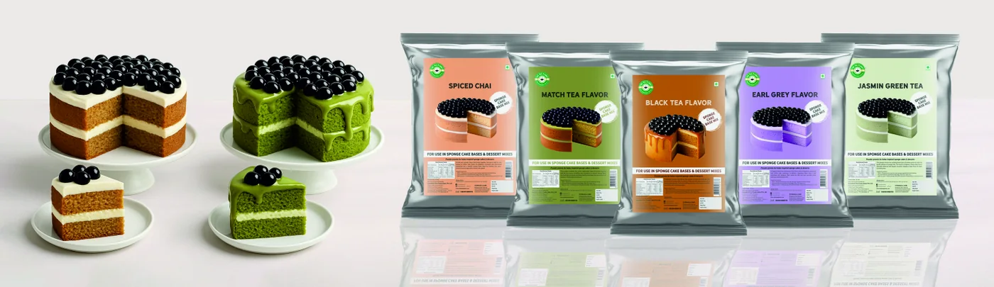 Sponge cake base mixes