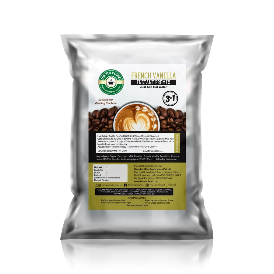 French Vanilla Coffee Instant Premix 1 KG