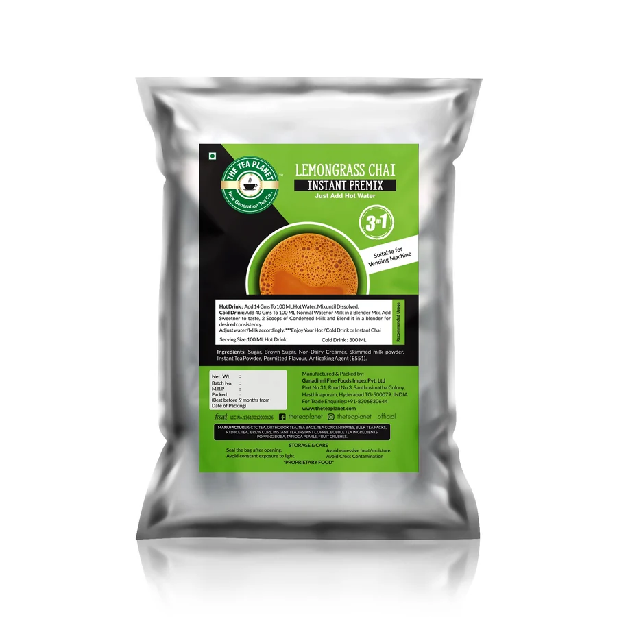 Lemongrass Chai Instant Premix 1 KG