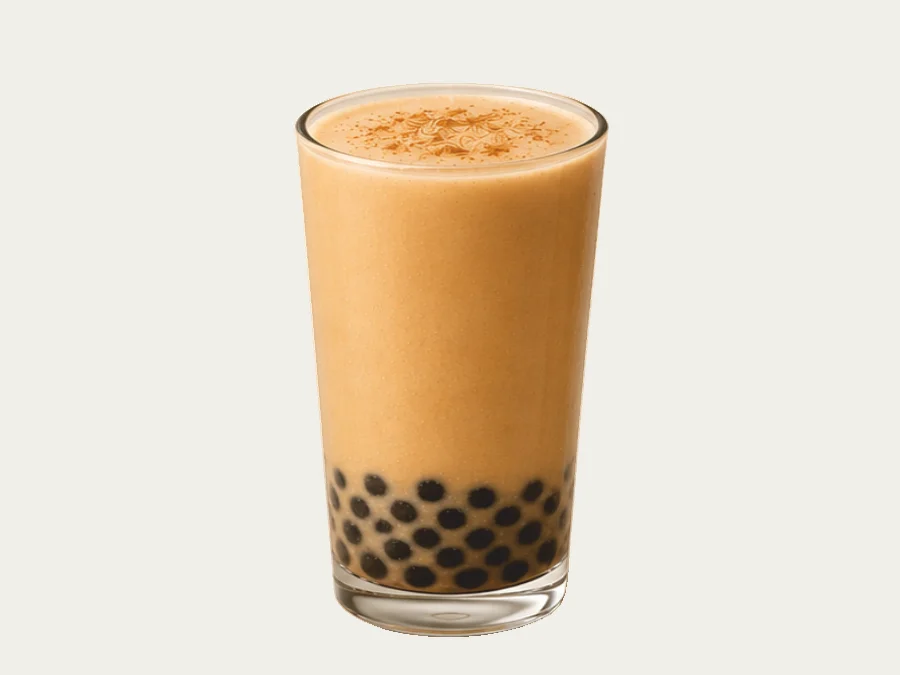 Hot Chai Latte with Tapioca