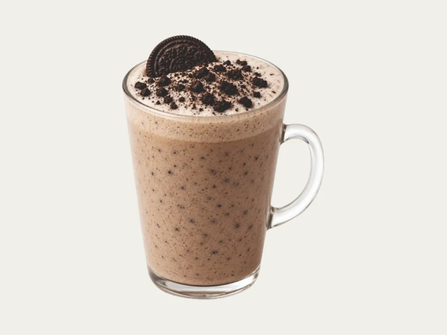 Hot Cookies & Cream Latte