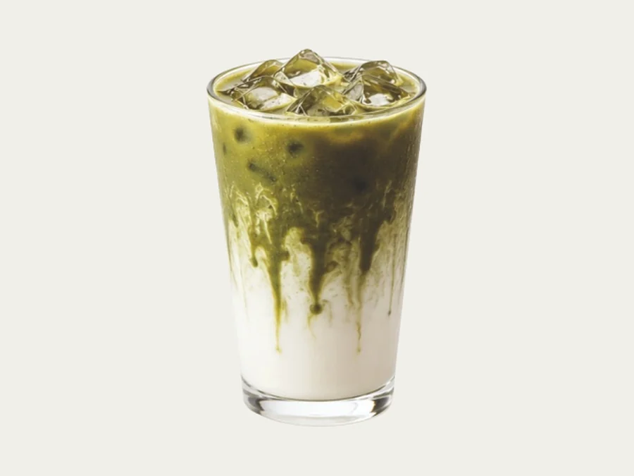 Dirty Green Tea Latte