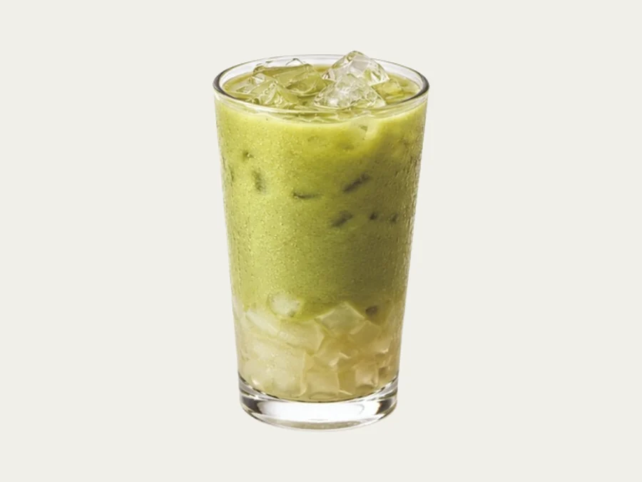 Green Tea with Lychee Nata
