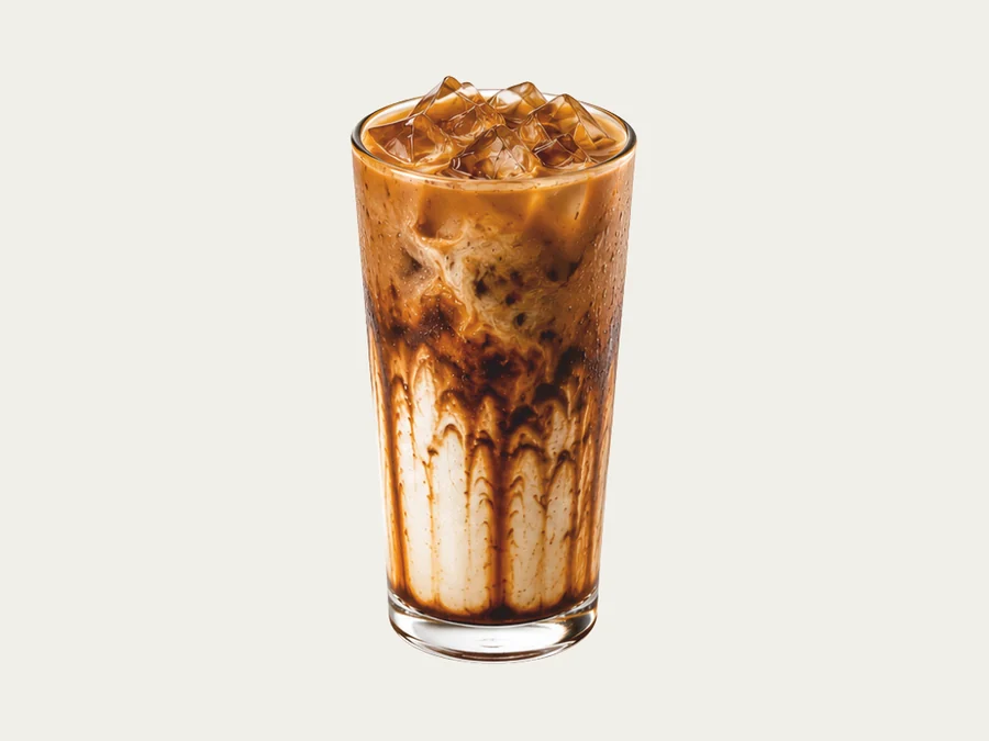 Brown Sugar Dirty Hojicha Latte