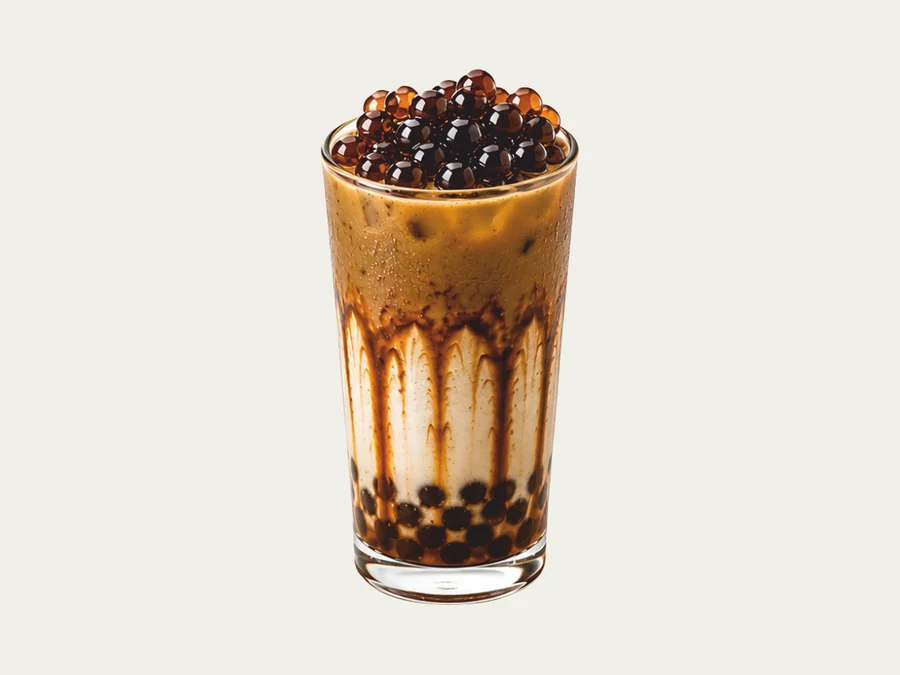 Hojicha Brown Sugar Pearl Latte