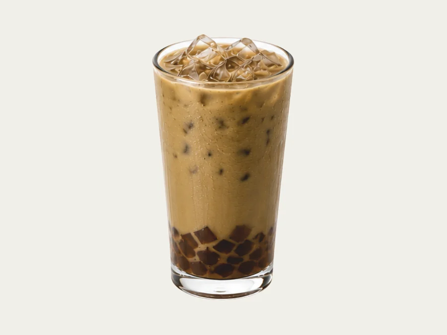 Hojicha with Brown Sugar Nata