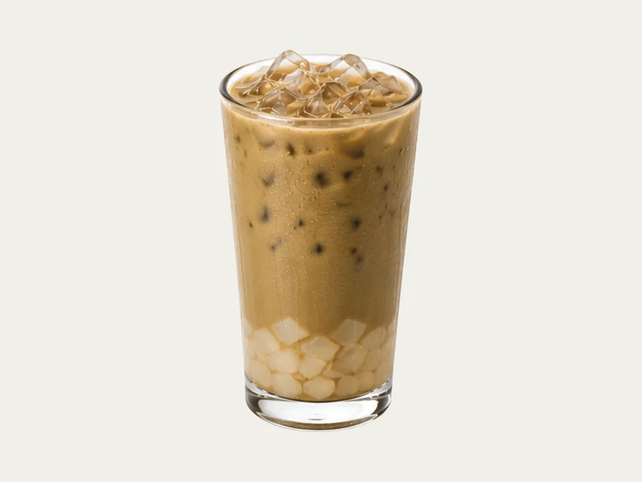 Hojicha with Lychee Nata