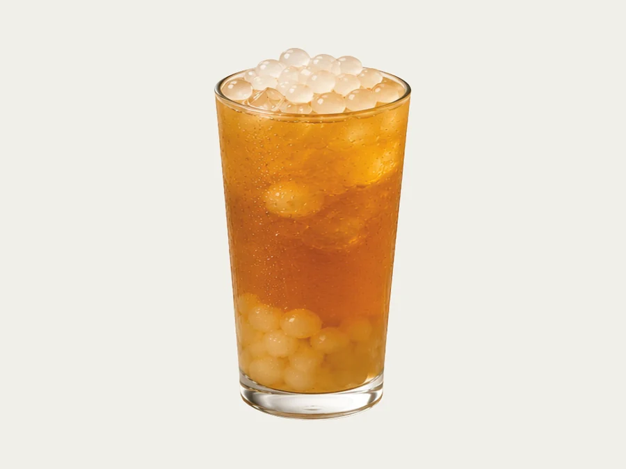 Longan & Honey with Lychee Popping