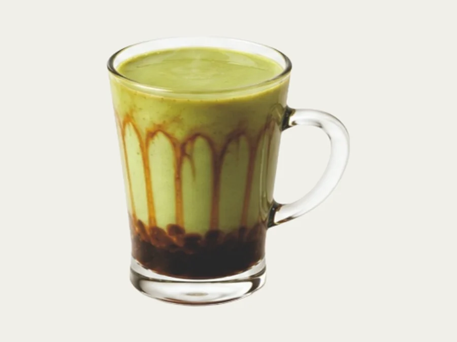 Hot Dirty Pandan Latte