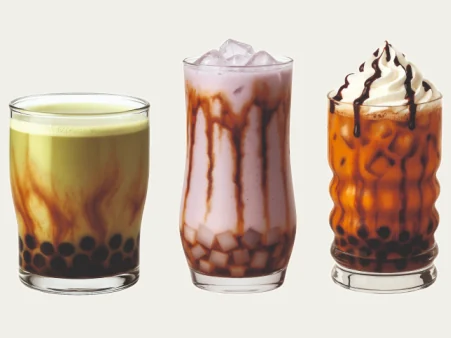 Foam / Dalgona drinks from The Tea Planet