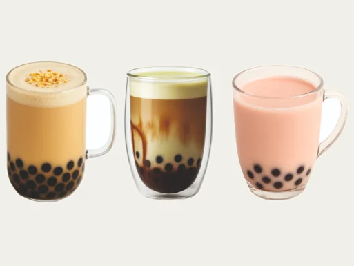 Hot Creations drinks from The Tea Planet