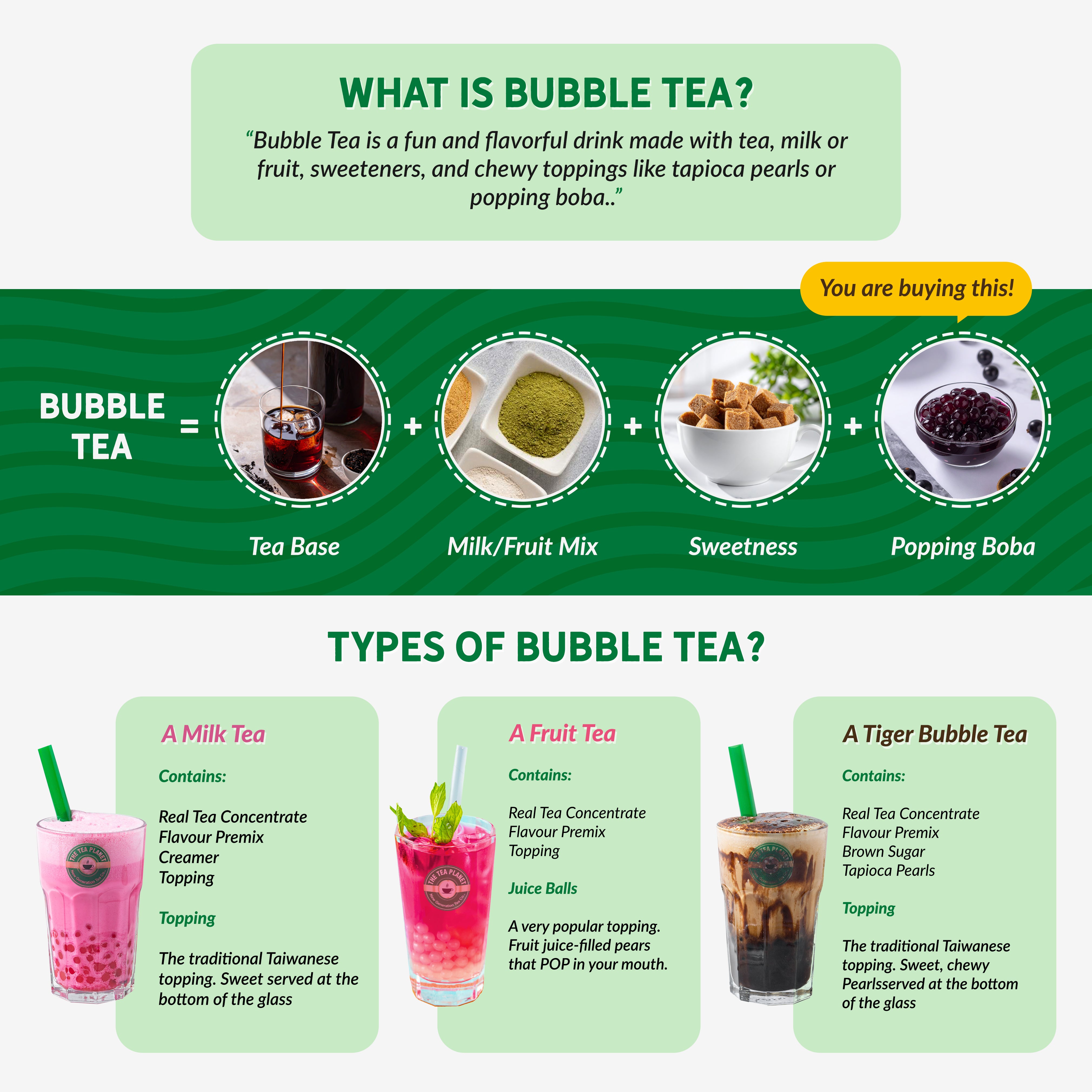 Green Apple Popping Boba - 1 Kg