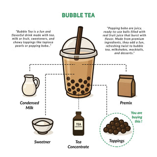 Raspberry Popping Boba - 2 kg