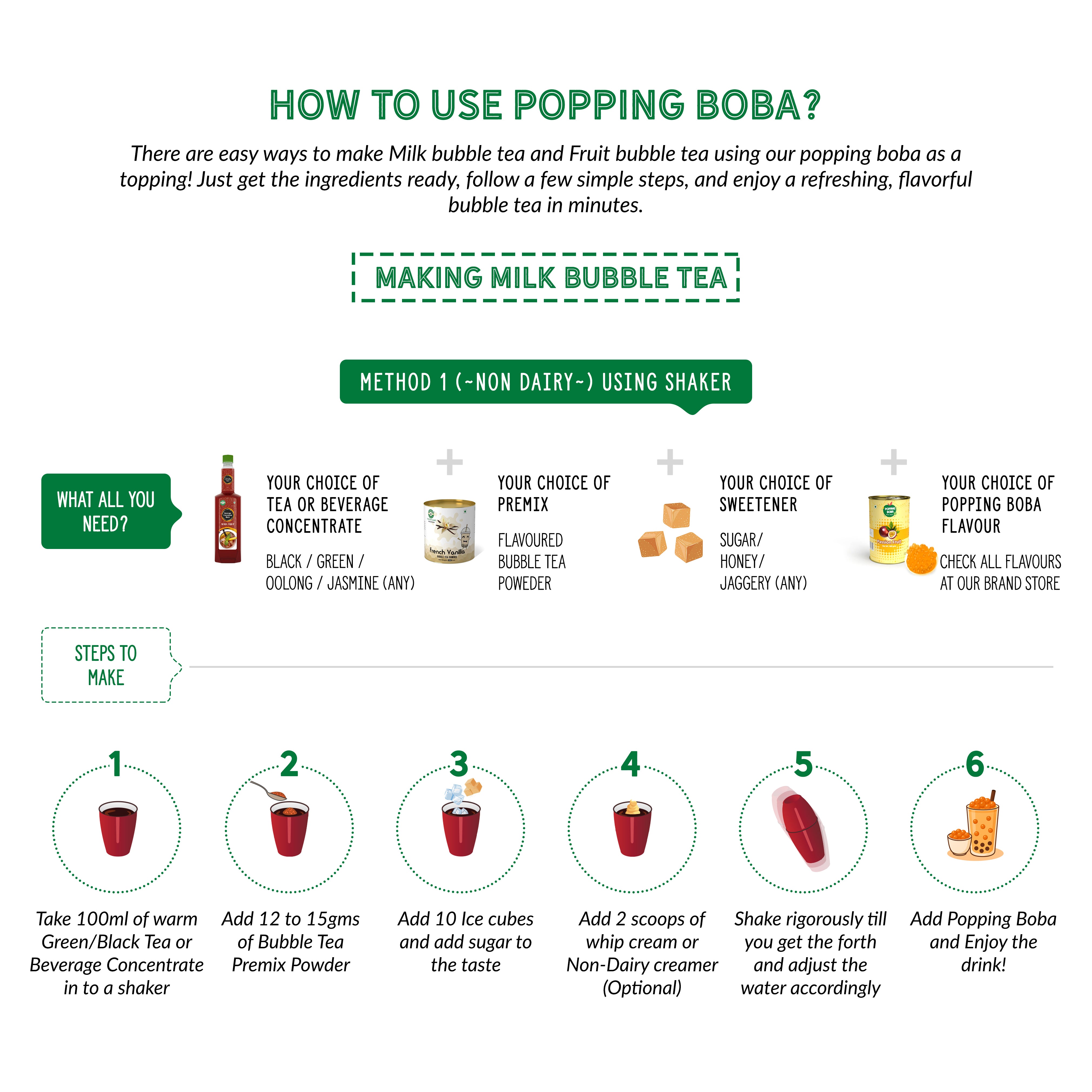 Peach Popping Boba - 400 gms
