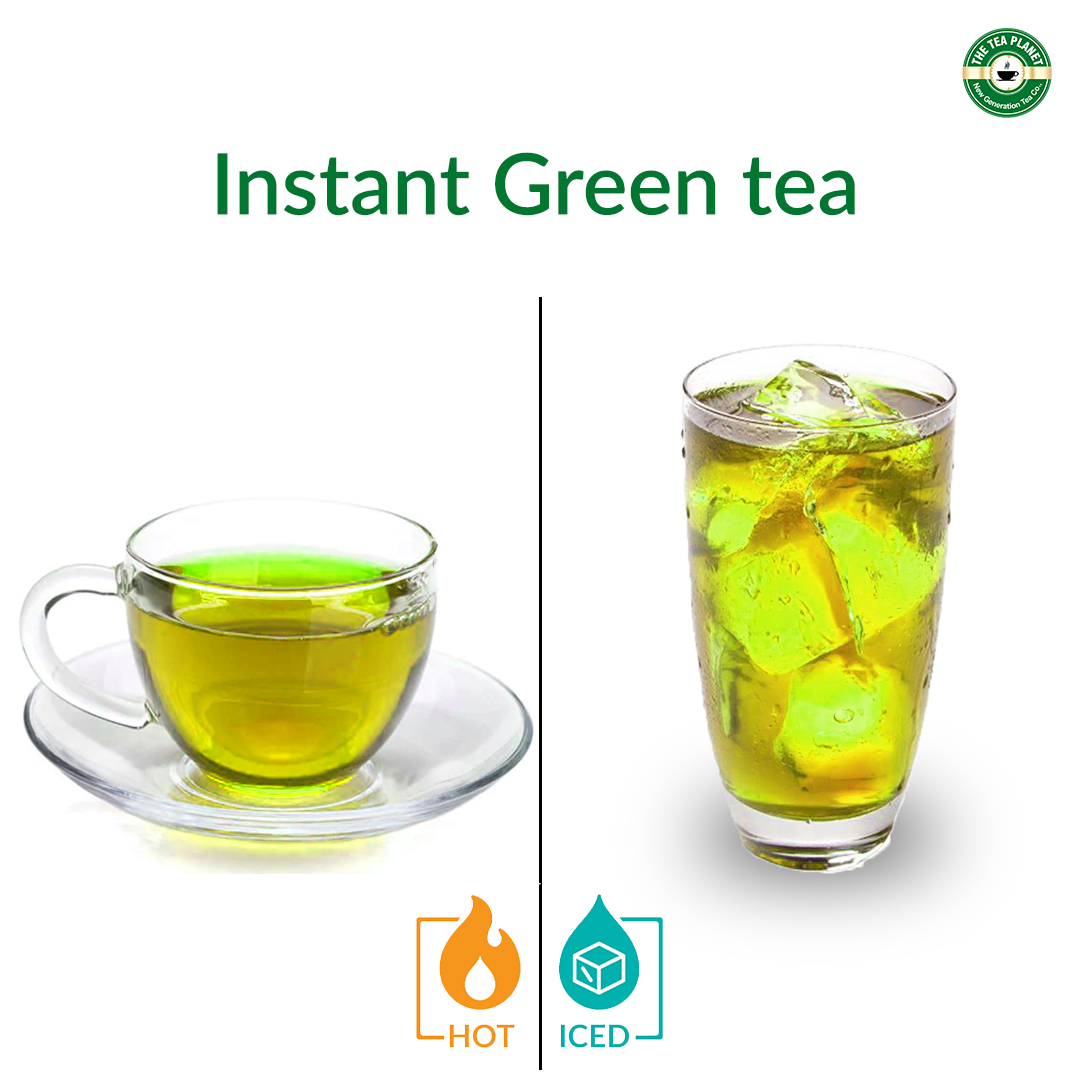 Ginger Flavored Instant Green Tea - 800 gms