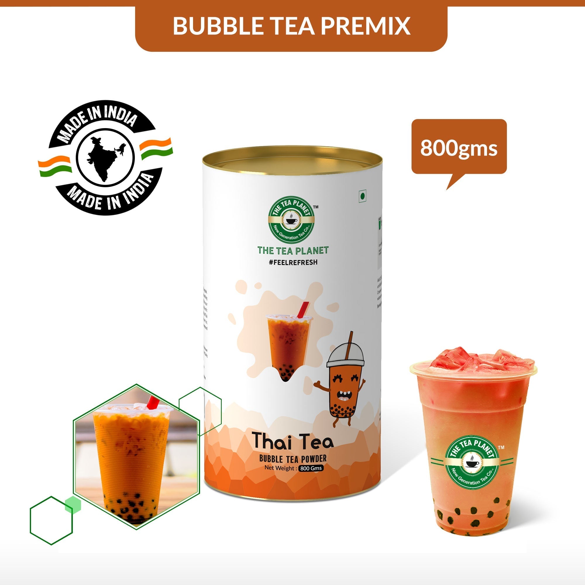 Thai Tea Bubble Tea Premix