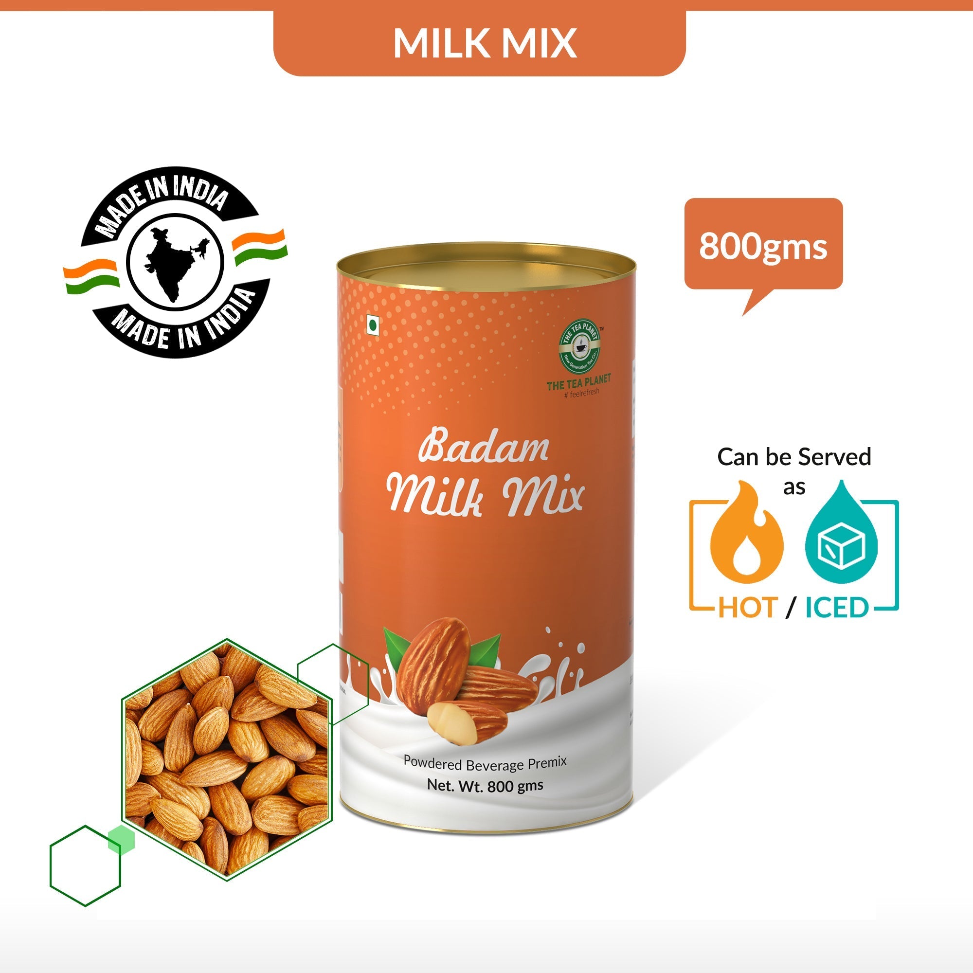 Badam Flavor Milk Mix - 800 gms