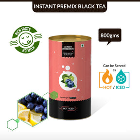 Lemon Blueberry Flavored Instant Black Tea - 800 gms