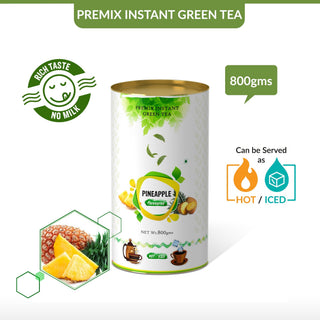 Pineapple Flavored Instant Green Tea