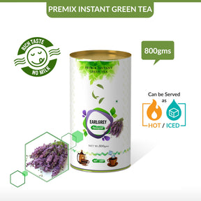 Earl Grey Flavored Instant Green Tea - 800 gms
